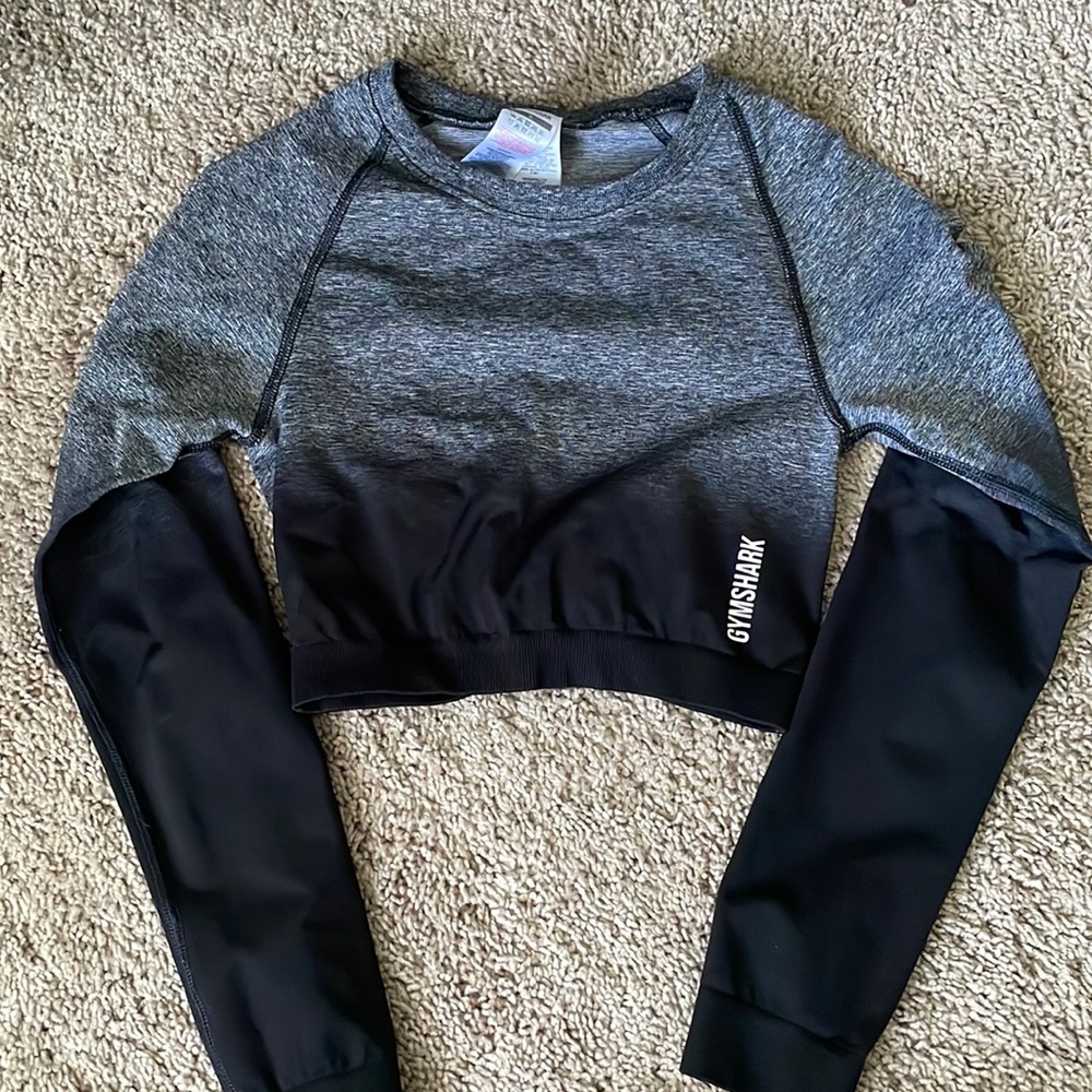 Gymshark long sleeve crop top